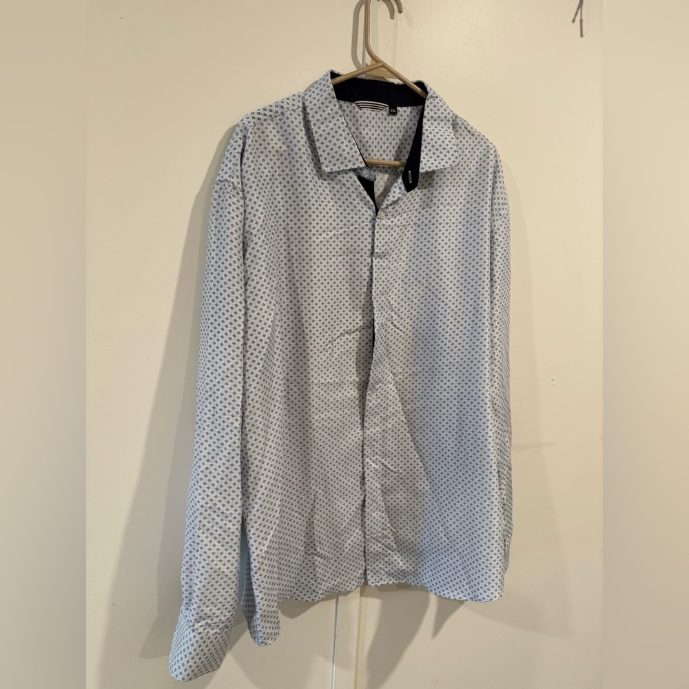 Polka Dot Button-Up Shirt
